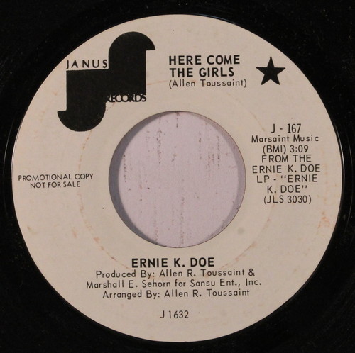 Ernie K. Doe - Here Come The Girls